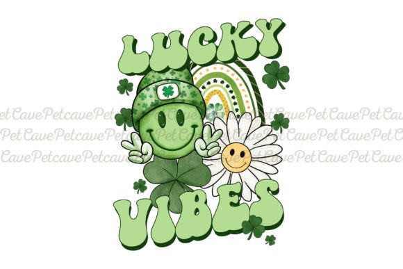 Download Lucky Vibes Retro St. Patrick's Day PNG - Png Collection