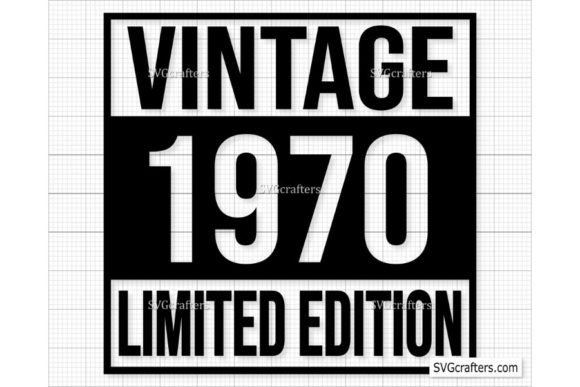 Download Vintage 1970 Svg Png, 52nd Birthday Svg - Png Collection