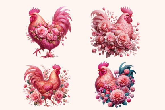 Download Floral Chicken Mother's Day PNG Bundle - Png Collection
