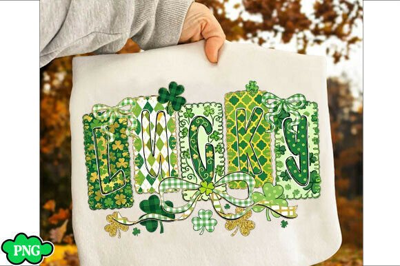 Download Lucky Shamrock Png, Blessed Vibes Png - Lucky shamrock Collection