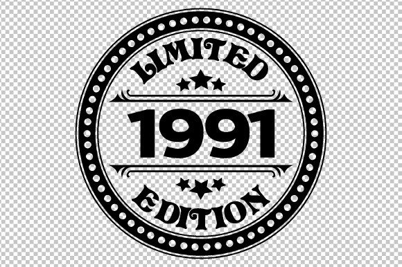 Download Limited Edition 1991 SVG EPS PNG - Png Collection