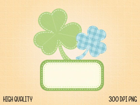 Download St Patrick’s Day Shamrock Label PNG - Png Collection
