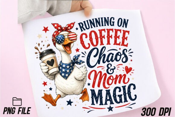 Download Funny Goose Mom Patriotic Gift PNG - Png Collection