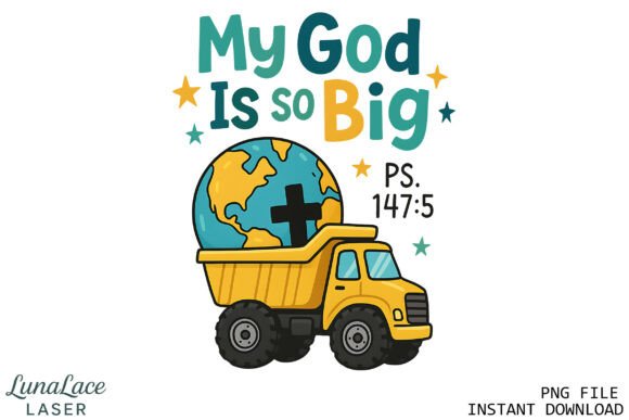 Download My God is so Big PNG Instant Download - Png Collection