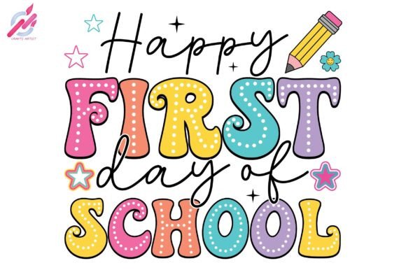 Download Retro Happy First Day of School PNG - Png Collection