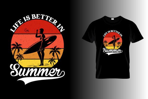 Download Summer T-shirt Design, Beach Svg Design - Premium Resources