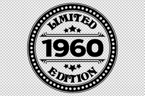 Download Limited Edition 1960 SVG EPS PNG - Png Collection