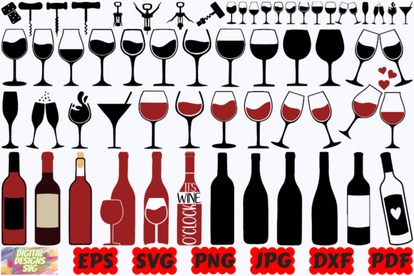 Download Wine Silhouette | Wine Glass SVG | PNG - Png Collection
