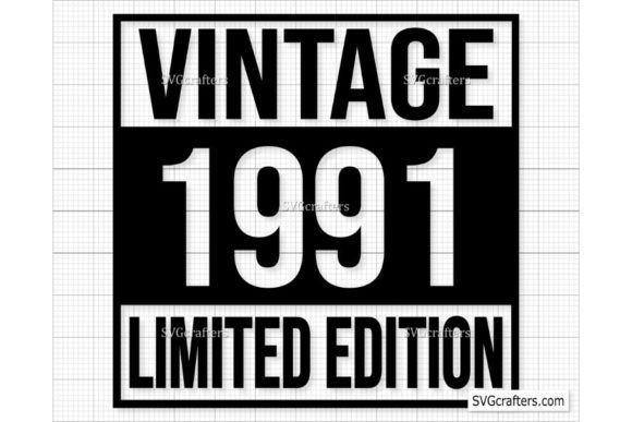 Download Vintage 1991 Svg Png, 31st Birthday Svg - Png Collection