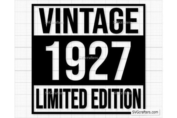 Download Vintage 1927 Png Svg ,95th Birthday Svg - Png Collection