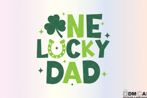 Download One Lucky Dad Svg PNG - Png Collection