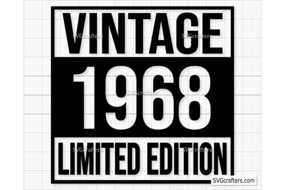 Download Vintage 1968 Svg Png, 54th Birthday Svg - Png Collection