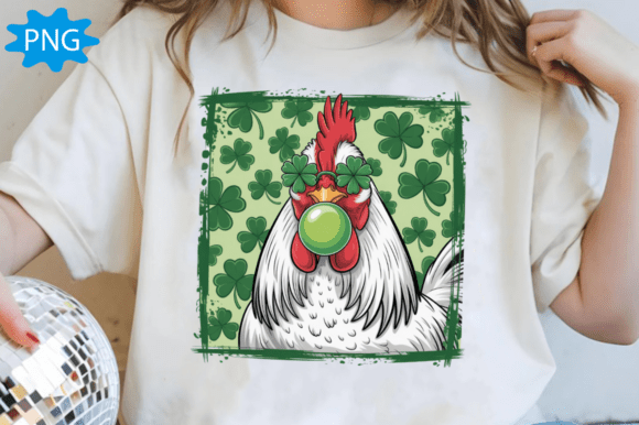Download Retro St. Patrick's Day Chicken PNG - Png Collection