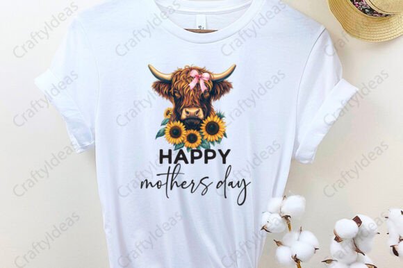 Download Happy Mothers Day PNG, Highland Cow PNG - Png Collection