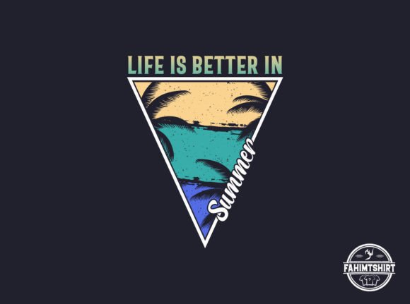 Download Summer Beach T-shirt Design - Premium Bundle