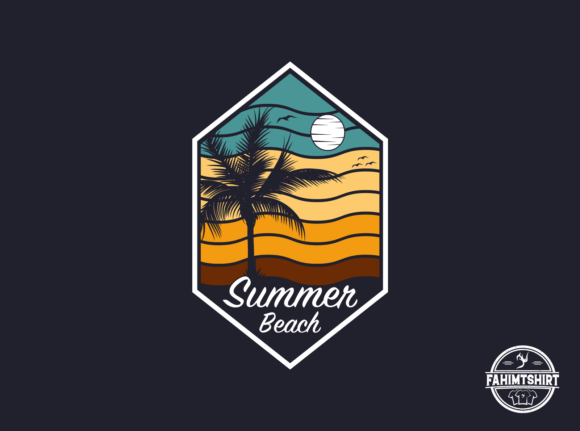 Download Summer Beach T-shirt Design - Premium Bundle