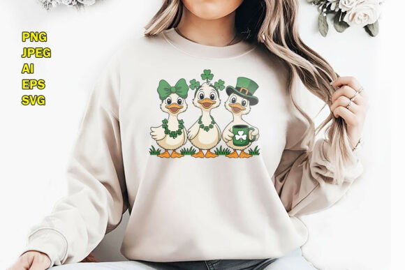 Download Funny St Patrick’s Day Silly Goose PNG - Png Collection
