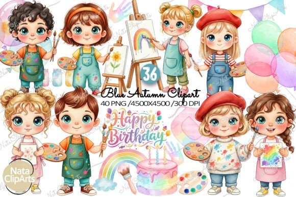 Download Kids Artist Clipart PNG - Png Collection
