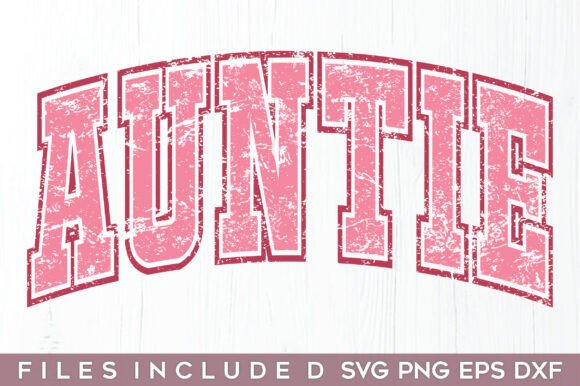 Download Auntie SVG Aunt Varsity PNG Shirt Design - Png Collection