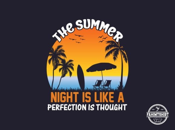 Download Summer Beach T-shirt Design - Premium Resources