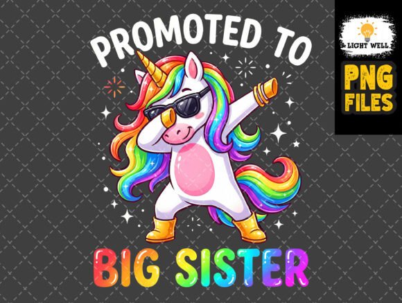 Download Promoted to Big Sister Unicorn PNG - Png Collection